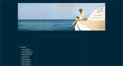 Desktop Screenshot of luxuryy.com